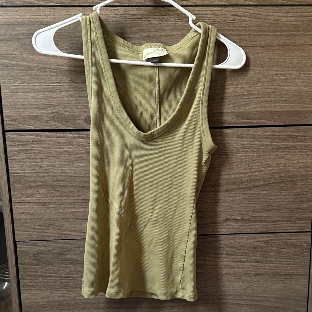 Universal Thread Light Olive Tank Top